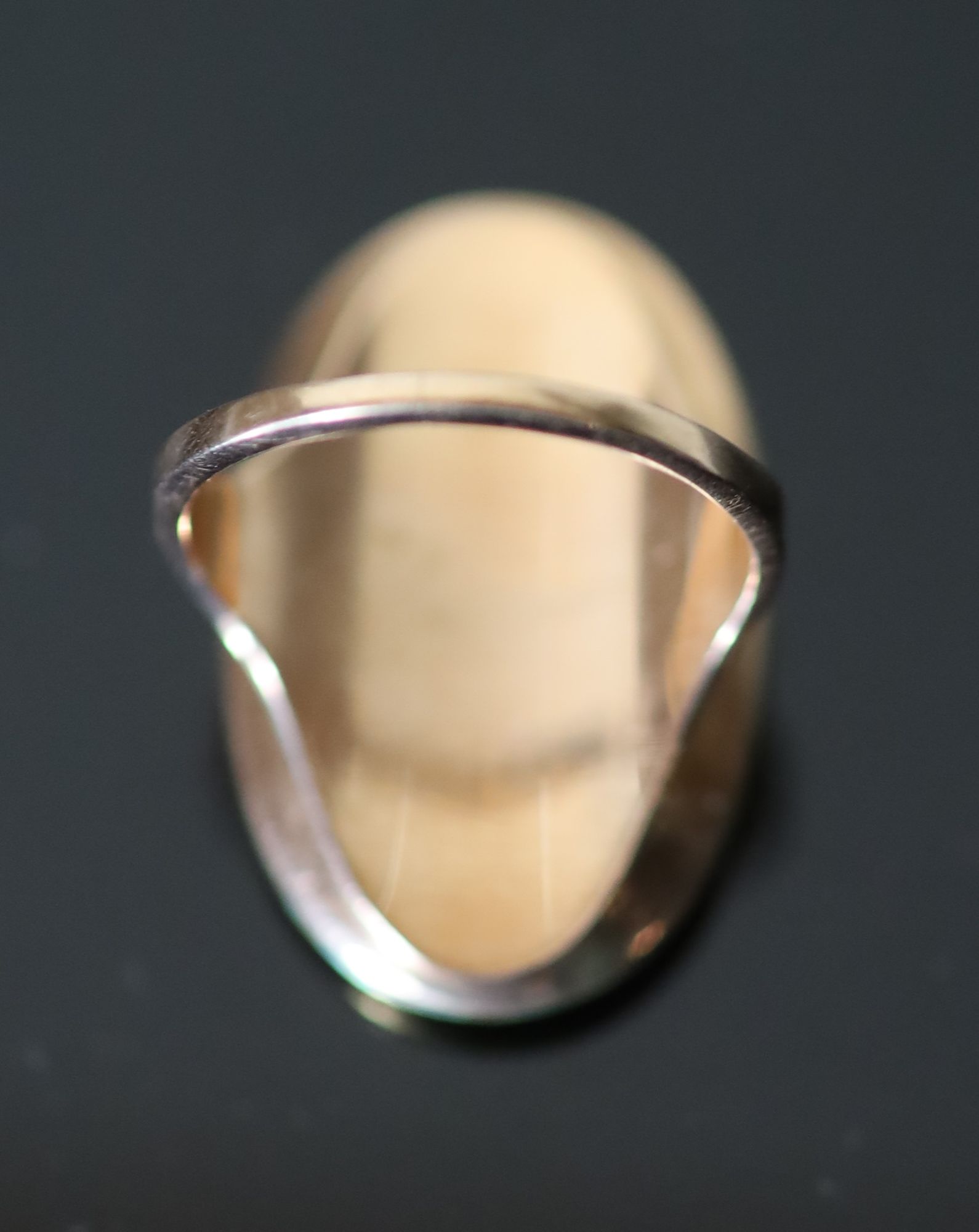 A 19th century gold and oval cameo sardonyx set ring,